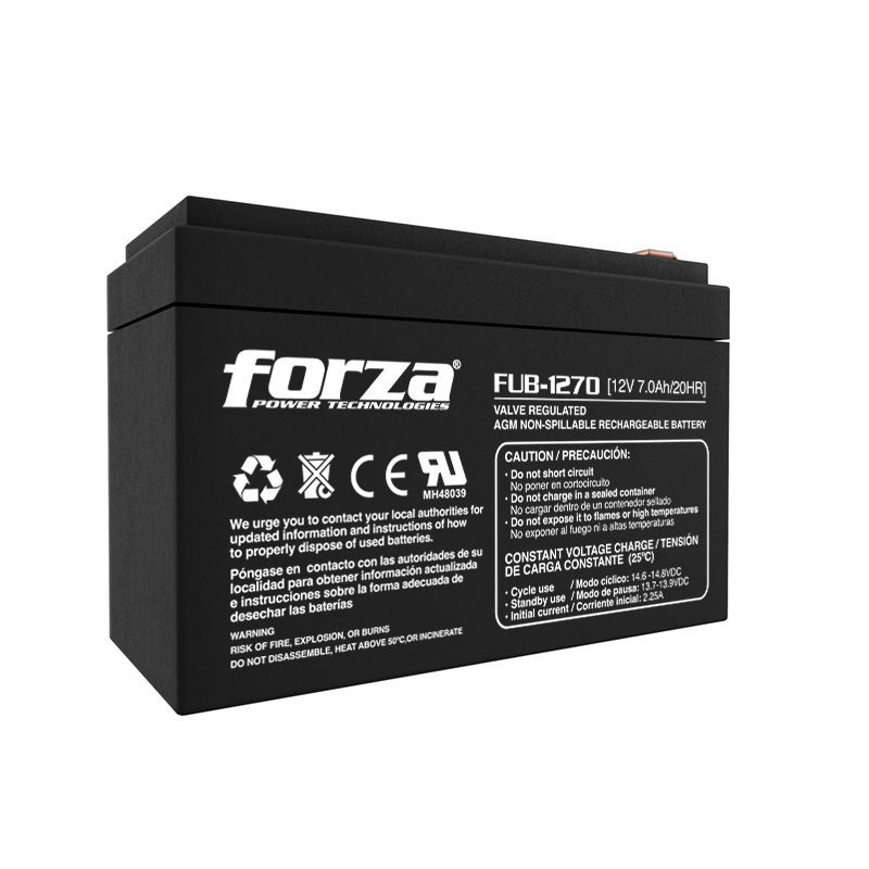 FORZA - Bateria Para Ups Forza 12v - 7ahseguridadrobotica Fub-1270