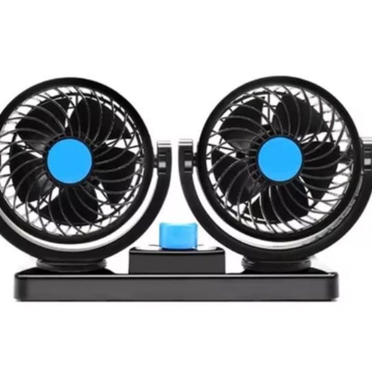 GREEN HANSHENG - Ventilador Para Carro Ajustable Doble Turbina Universal
