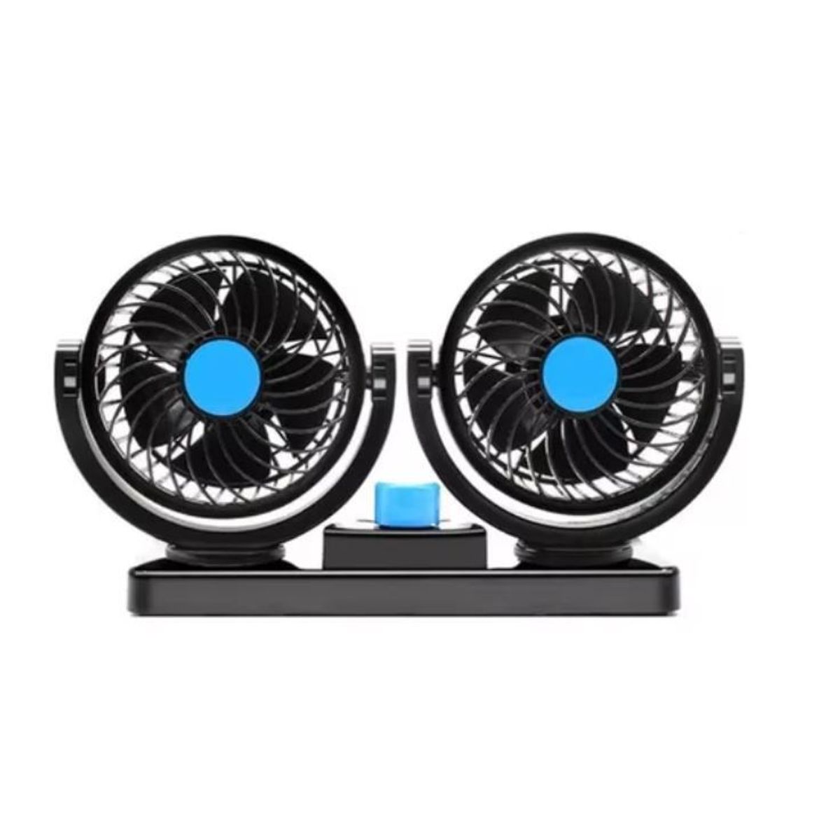 GREEN HANSHENG - Ventilador Para Carro Ajustable Doble Turbina Universal