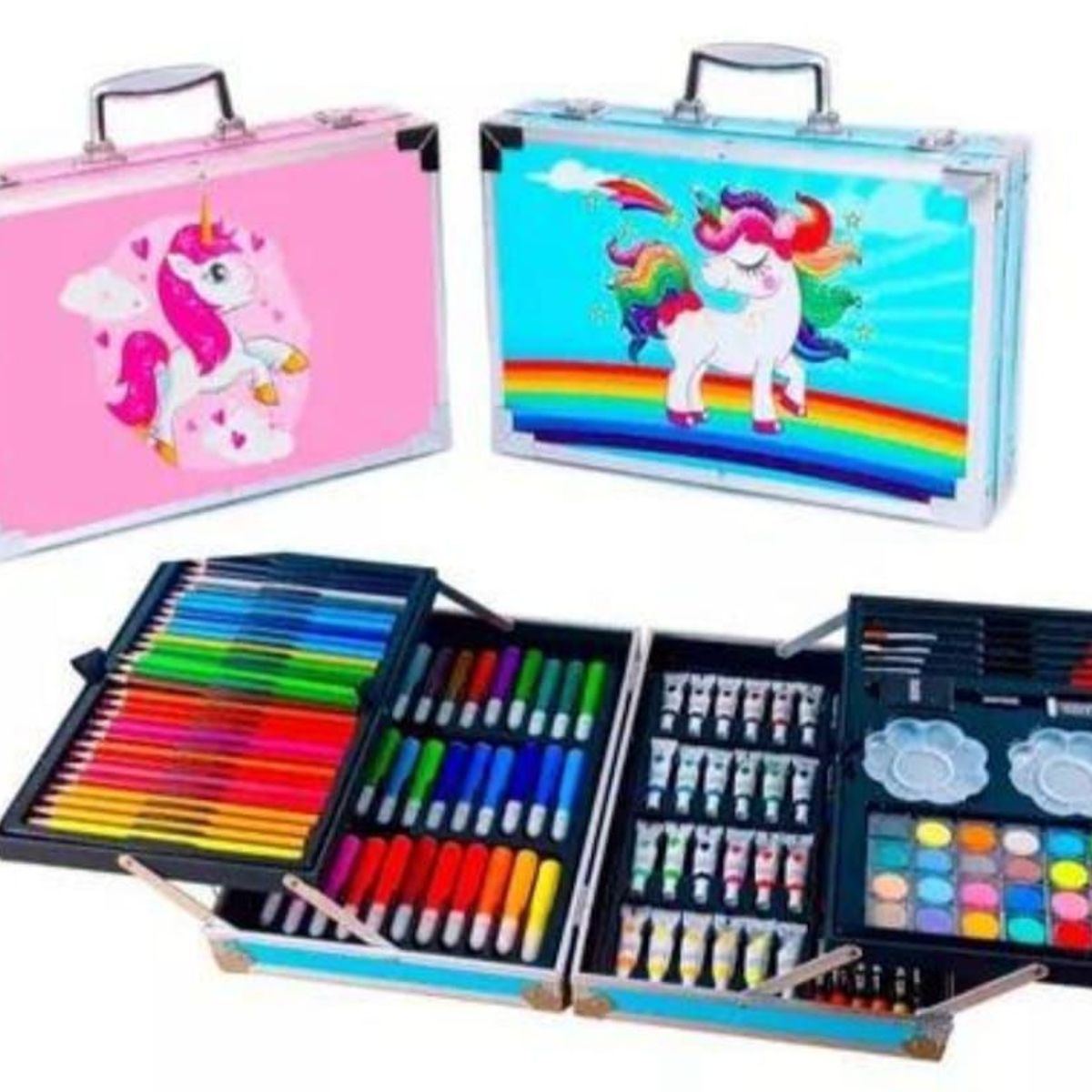 GENERICO - Set De Arte Profesional De 145 Piezas Tipo Maleta Para Niños