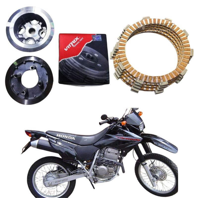 GENERICO - PORTADISCOS HONDA XR 250 TORNADO Y DISCOS CLUTCH