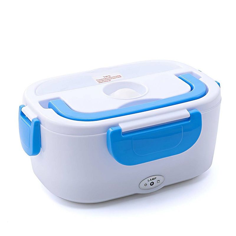 GENERICO - Lonchera Eléctrica Porta Comidas Portatil azul