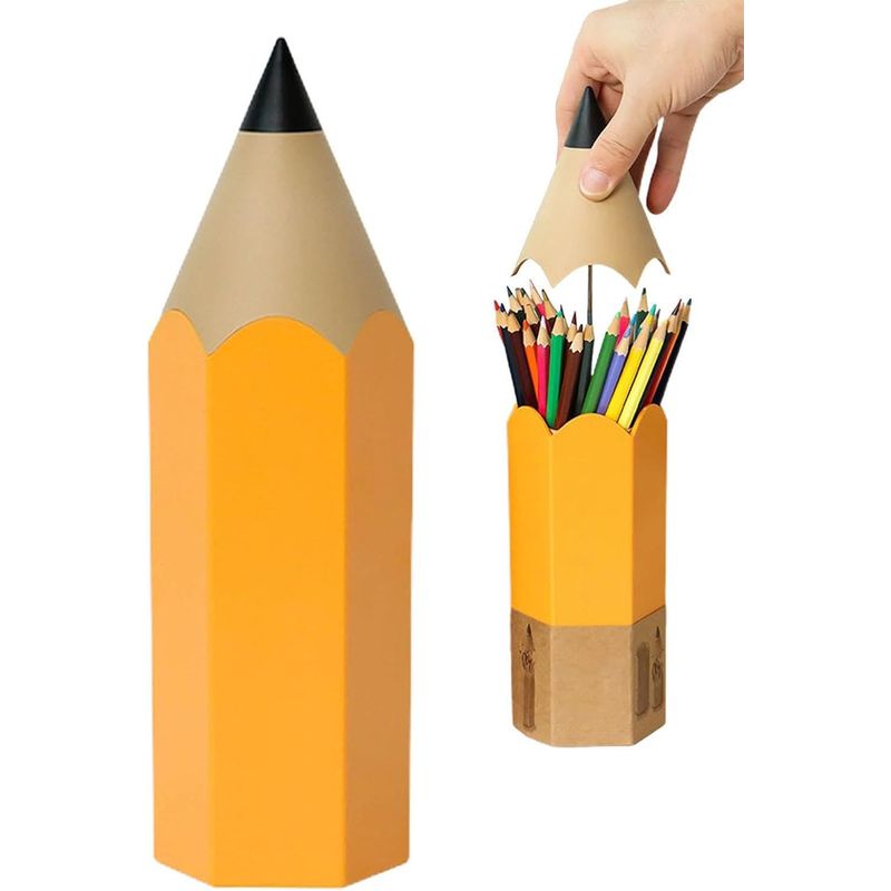 MOBLIHOUSE - Portalápices Para Escritorio Organizador Almacenamiento