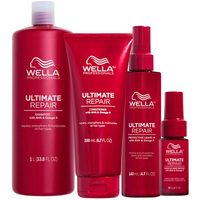 WELLA - KIT WELLA ULTIMATE REPAIR PARA EL CUIDADO DEL CABELLO