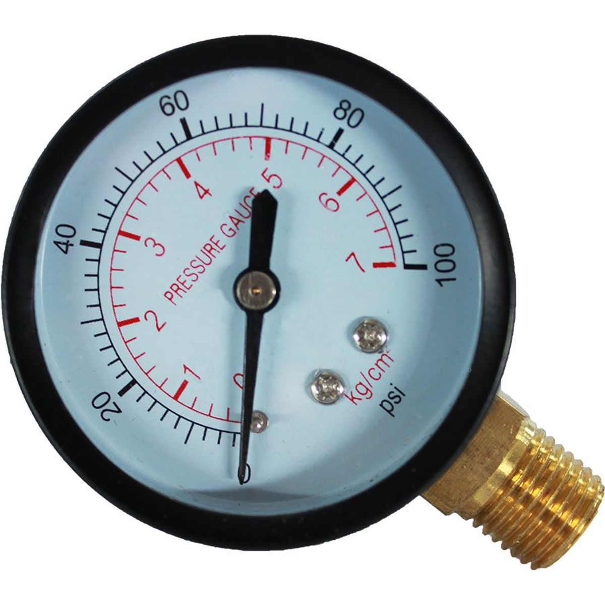 POWER - Manómetro De 100 PSI Vertical Conexión De ¼»