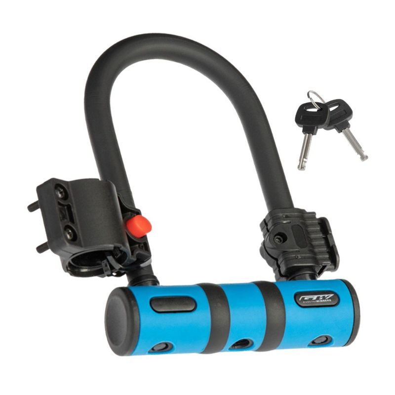 GW - Candado Gw De Seguridad U Lock Para Bicicleta Y Moto Acero