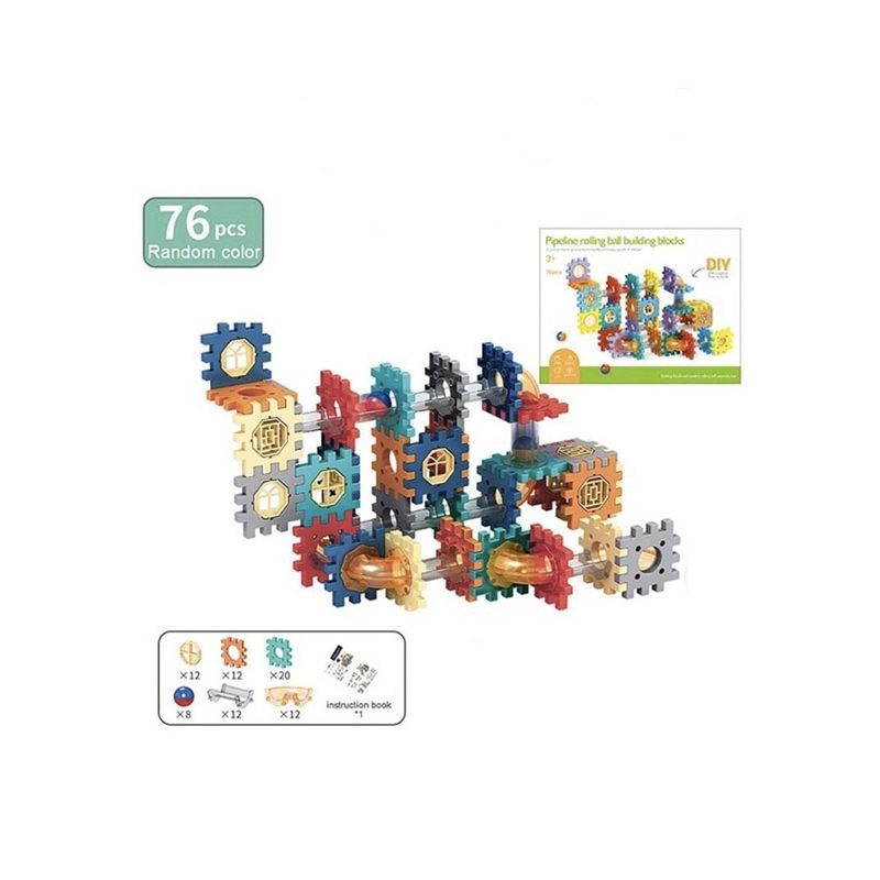 GENERICO - Bloques de Construccion Didactico Niños Juguete 74 piezas