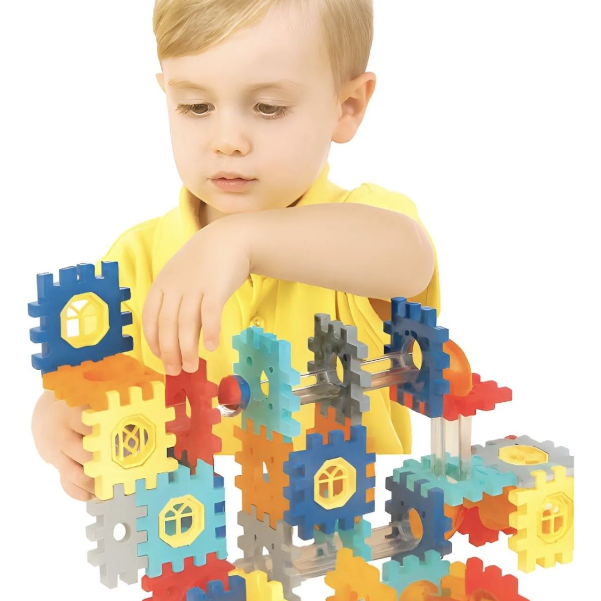 GENERICO - Bloques de Construccion Didactico Niños Juguete 74 piezas