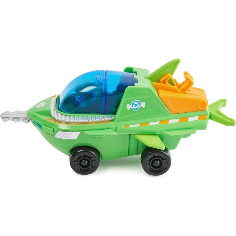 SPIN MASTER - Paw Patrol Rocky Vehiculo Carro Verde Aqua Pups Sawfish