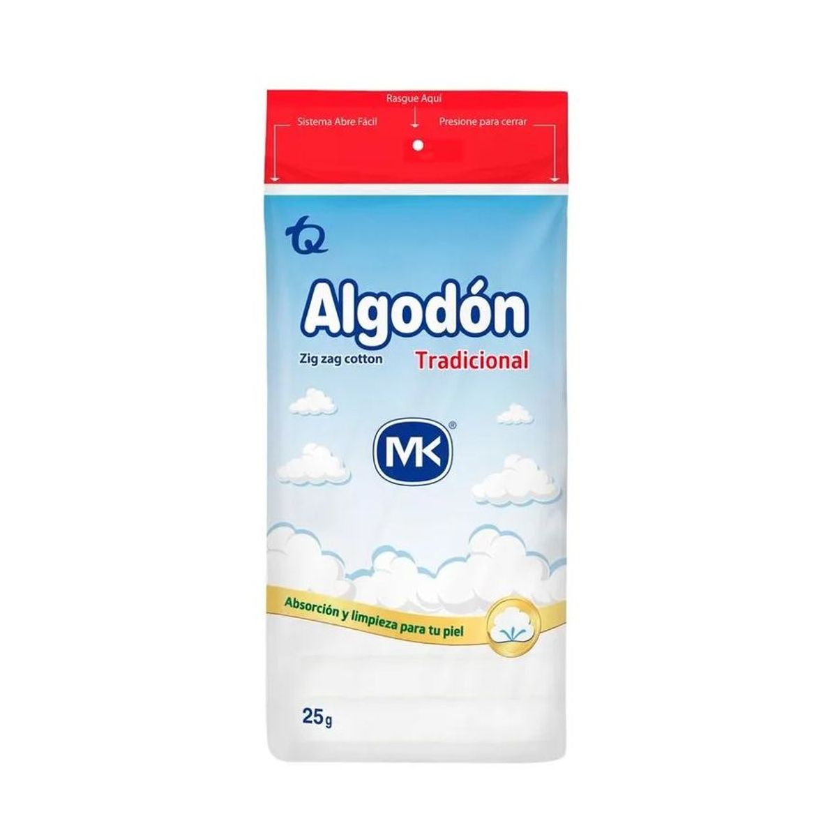 MK - Algodón Zig Zag Mk Bolsa Con 25g