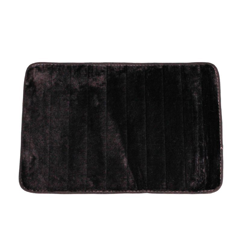 SHENGKE - Tapete Alfombra Antideslizante Negro 58x38cm Elegante Habitación