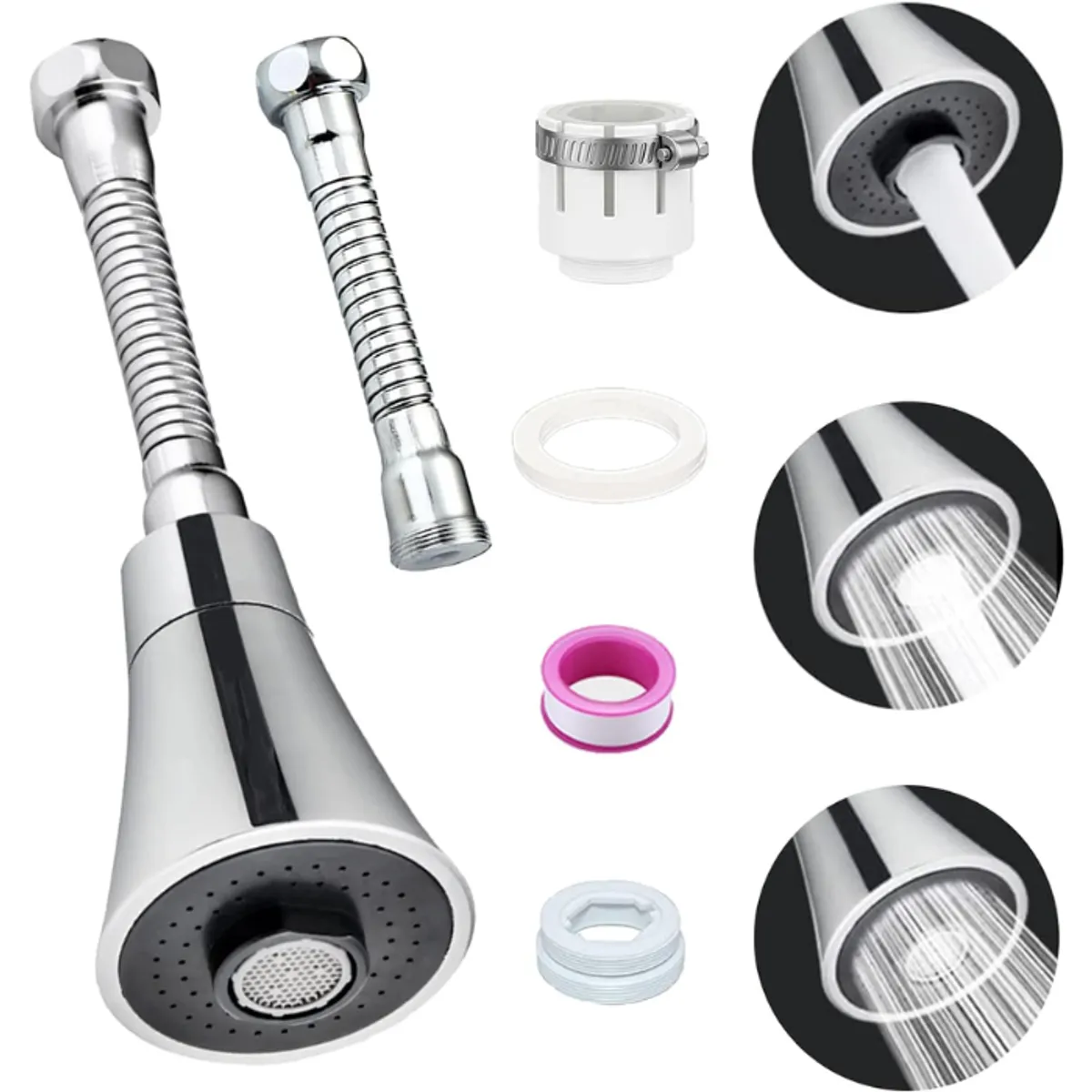 GENERICO - Grifo extensible ahorrador para cocina