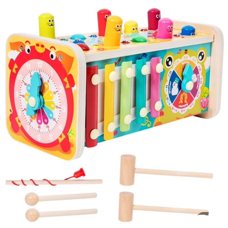 GENERICO - Juego Didáctico Montessori Xilófono Y Martillo Para Niños