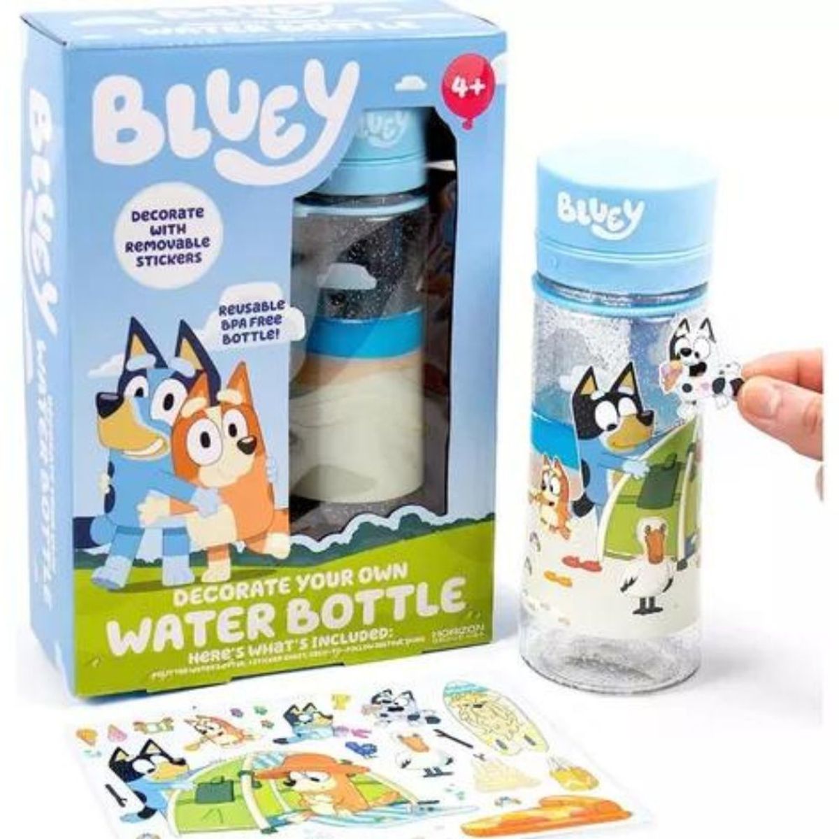 MOOSE TOYS - Termo De Agua Para Niños Bluey Con Stickers