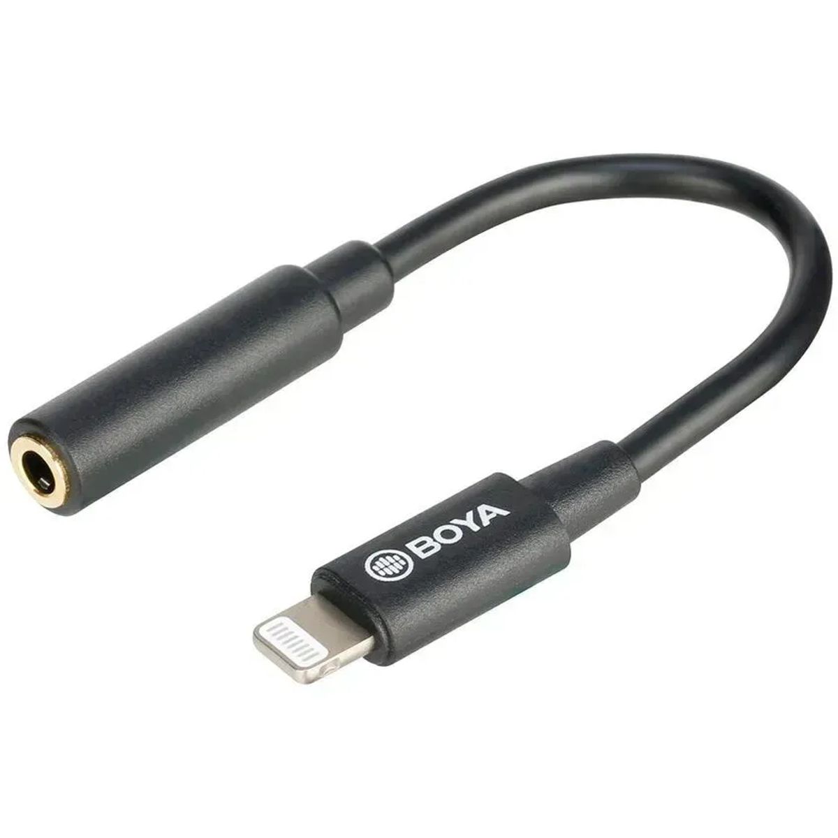 BOYA - Adaptador de Micrófono Jack 3.5mm a Lightning
