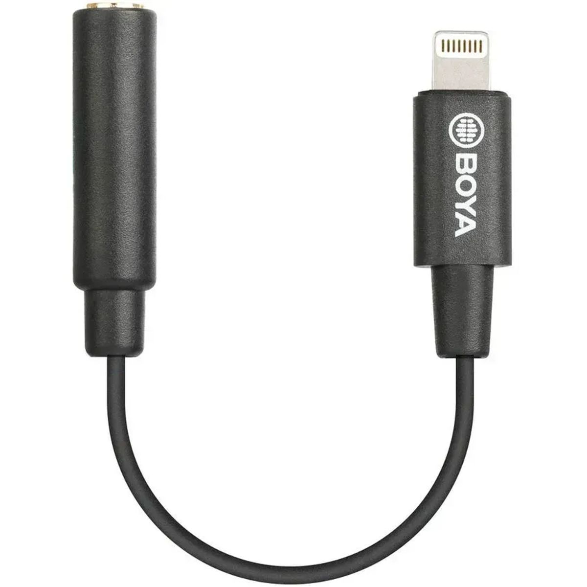 BOYA - Adaptador de Micrófono Jack 3.5mm a Lightning