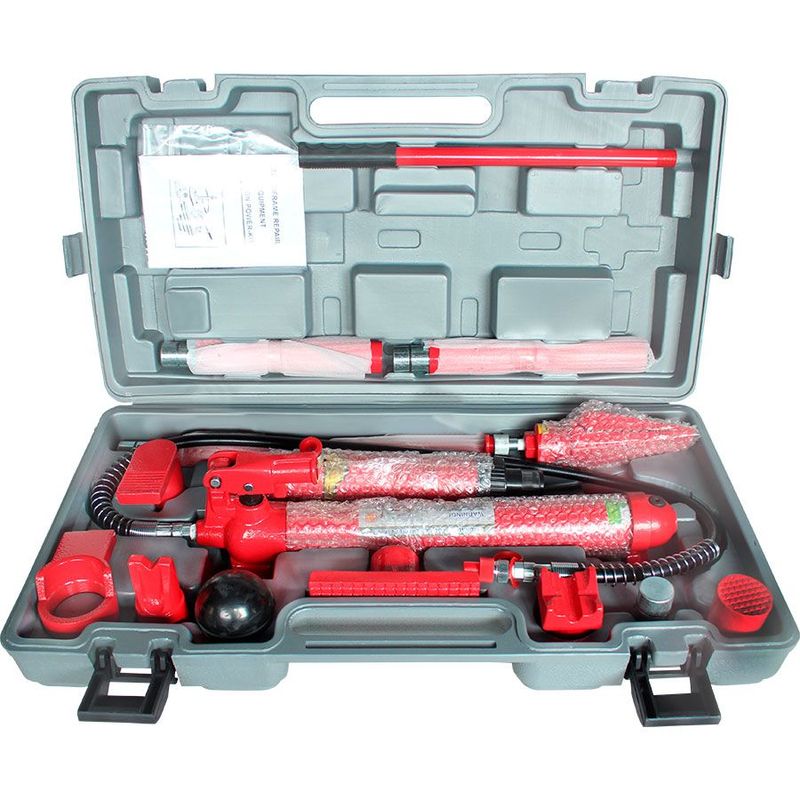 POWER - Gato Porta Power Hidráulico De 10 Toneladas En Kit Automóvil