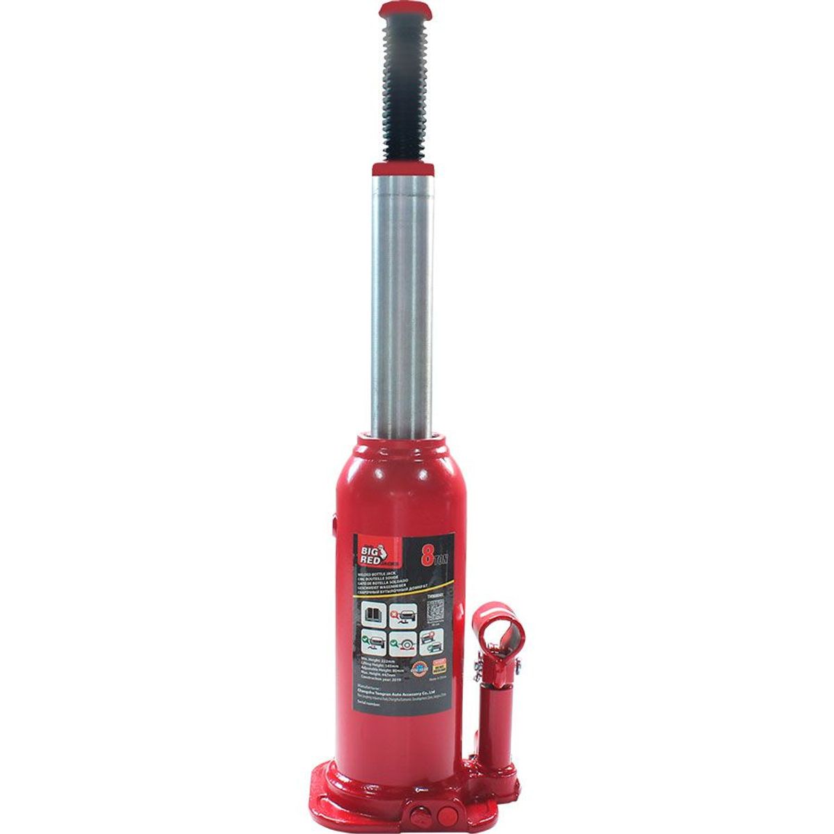 TORIN BIG RED - Gato De Botella Hidráulico De 8 Toneladas Trabajo Pesado