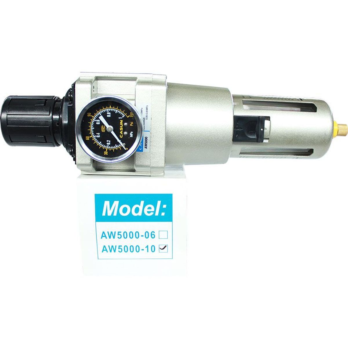 POWER - Filtro Regulador De Aire De 1″ STD Ref AW5000-10 Compresor