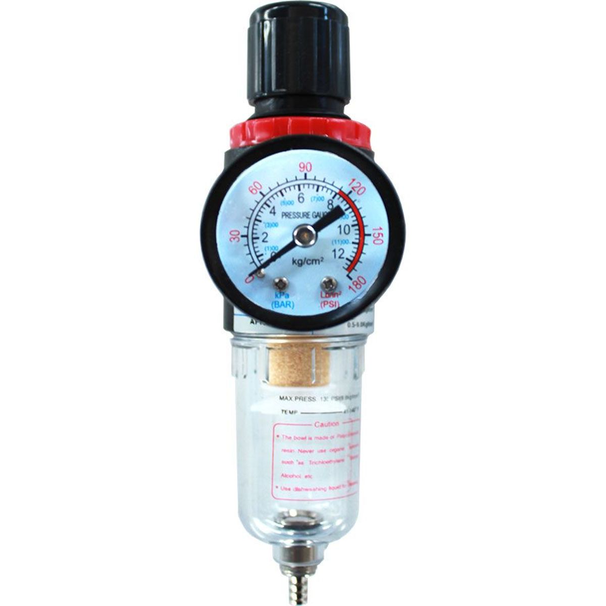 POWER - Filtro Regulador De Aire De ¼ Mini Ref AW2000-02 Compresor