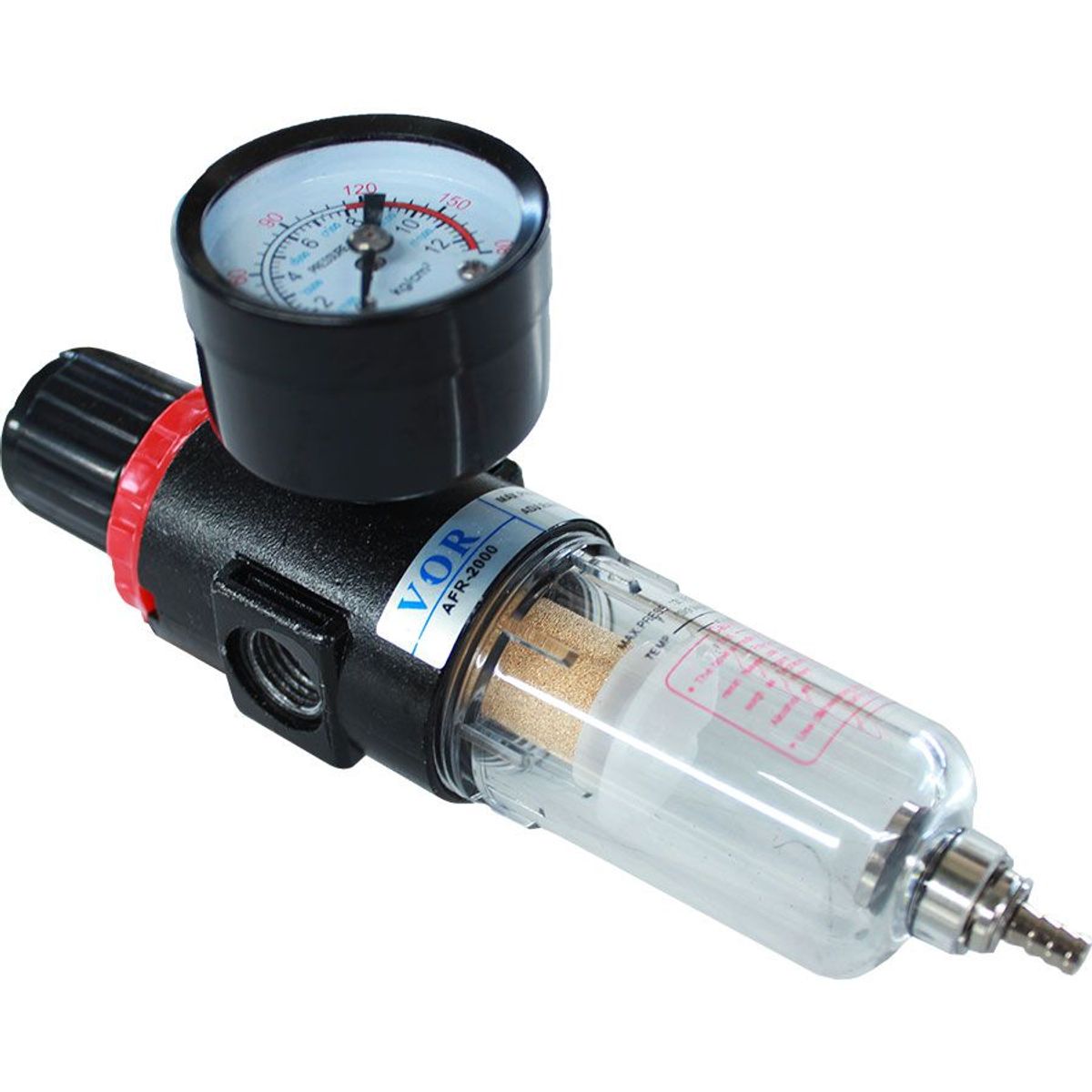 POWER - Filtro Regulador De Aire De ¼ Mini Ref AW2000-02 Compresor
