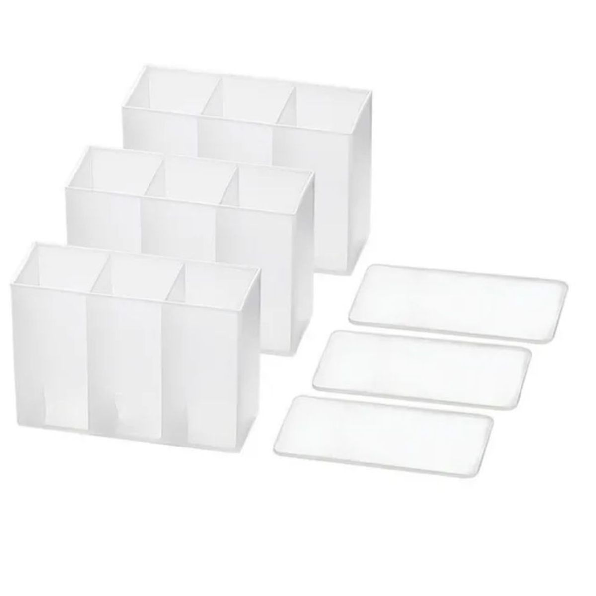 GENERICO - Caja Organizadora Adhesiva X3 Und Almacenamiento De Artículos