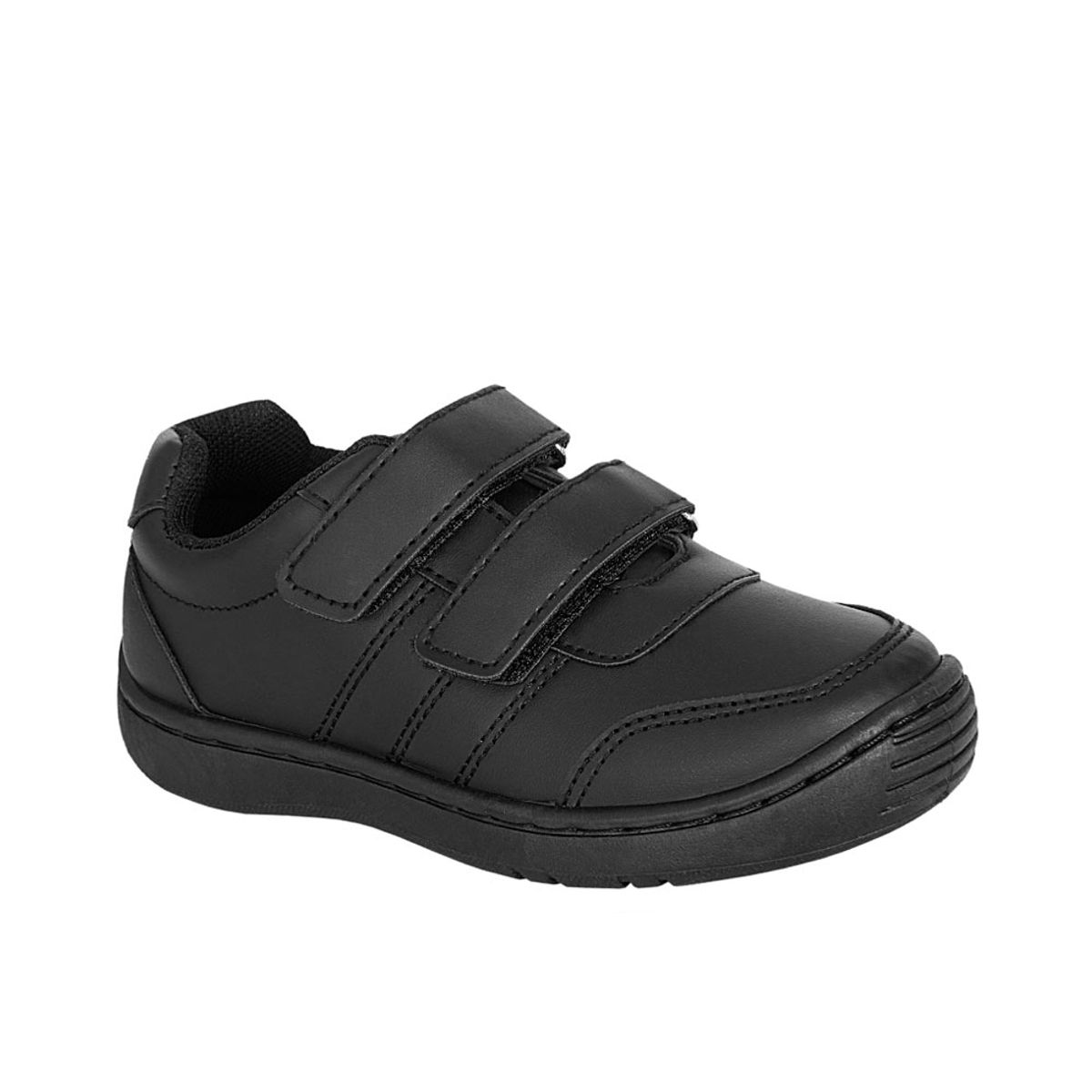 STARDUS - Tenis colegial - escolar Deportivo Unisex stardus kalet velcro 23 Negro