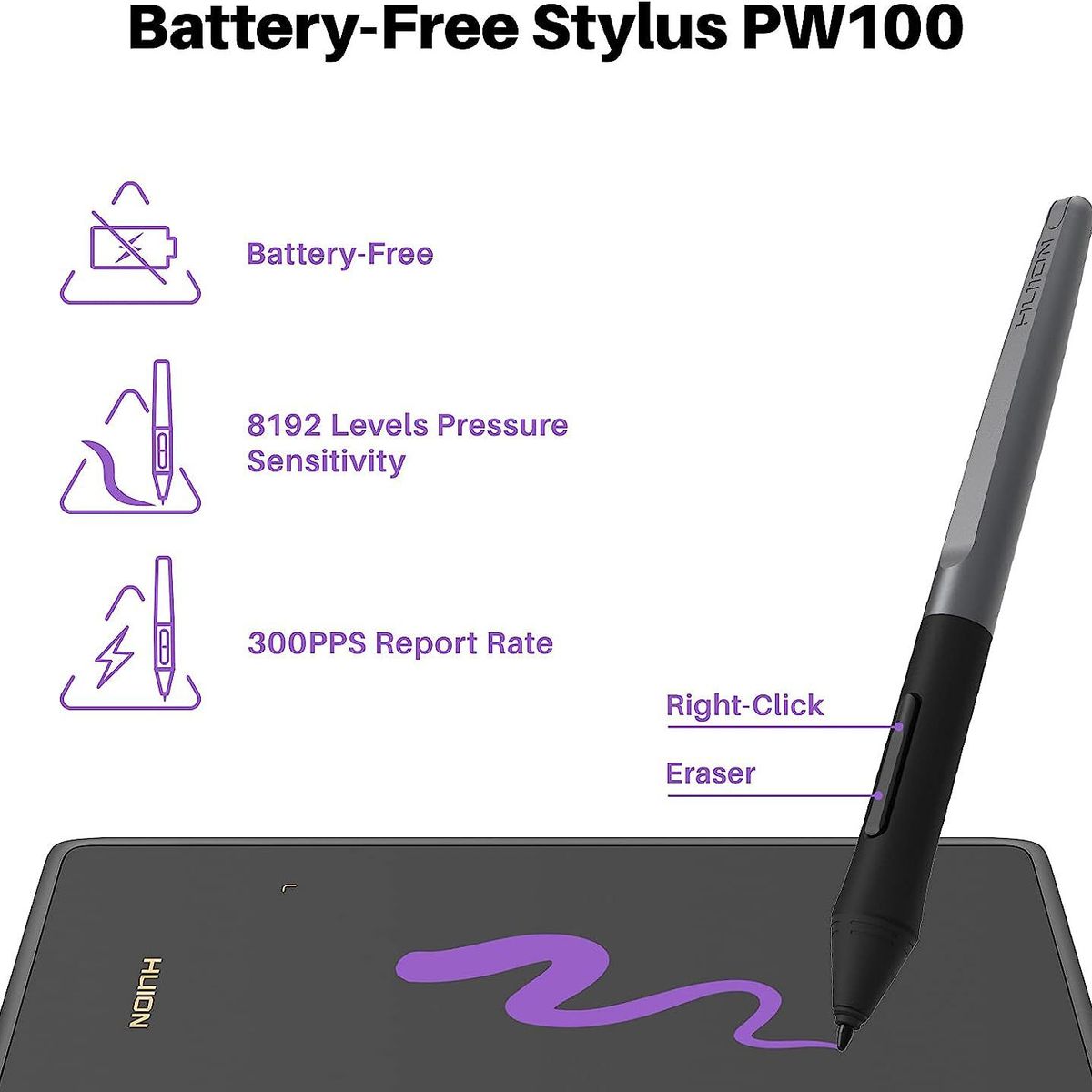 GENERICO - Tableta Digitalizadora Grafica Huion H420x Osu Firma Digital