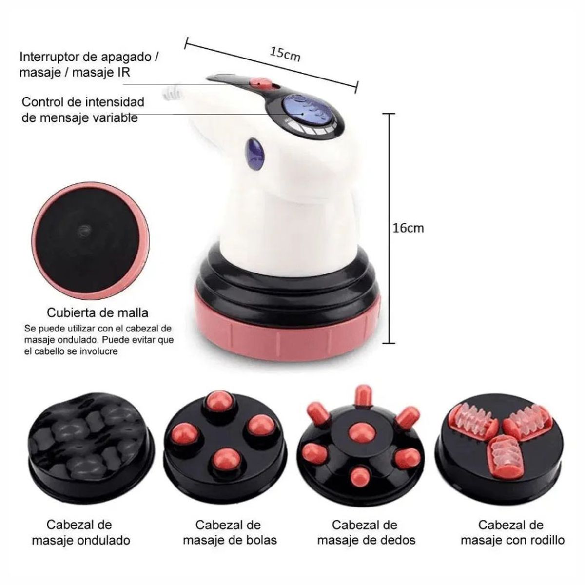 GENERICO - Masajeador Corporal Reductor Body Innovation Infrarrojo