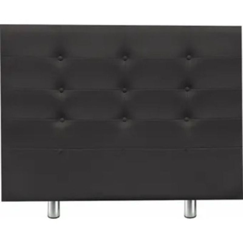 GENERICO - Cabecero Botones 140cm Negro Diseño Dormipuff Sas - 140cm