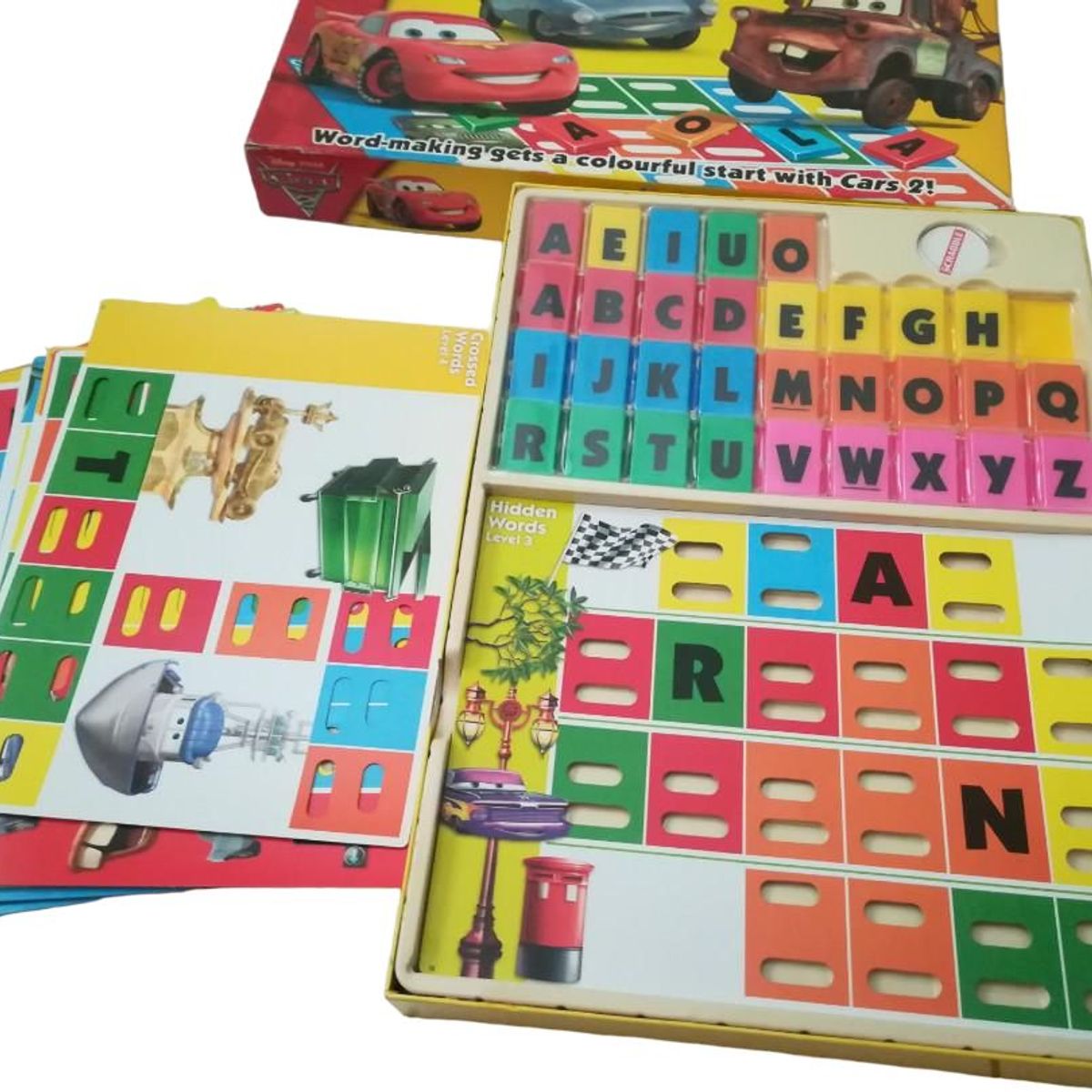 JUGUETERIA EXPRESS - Juego De Mesa Scrabble De Cars 2 Para Niños