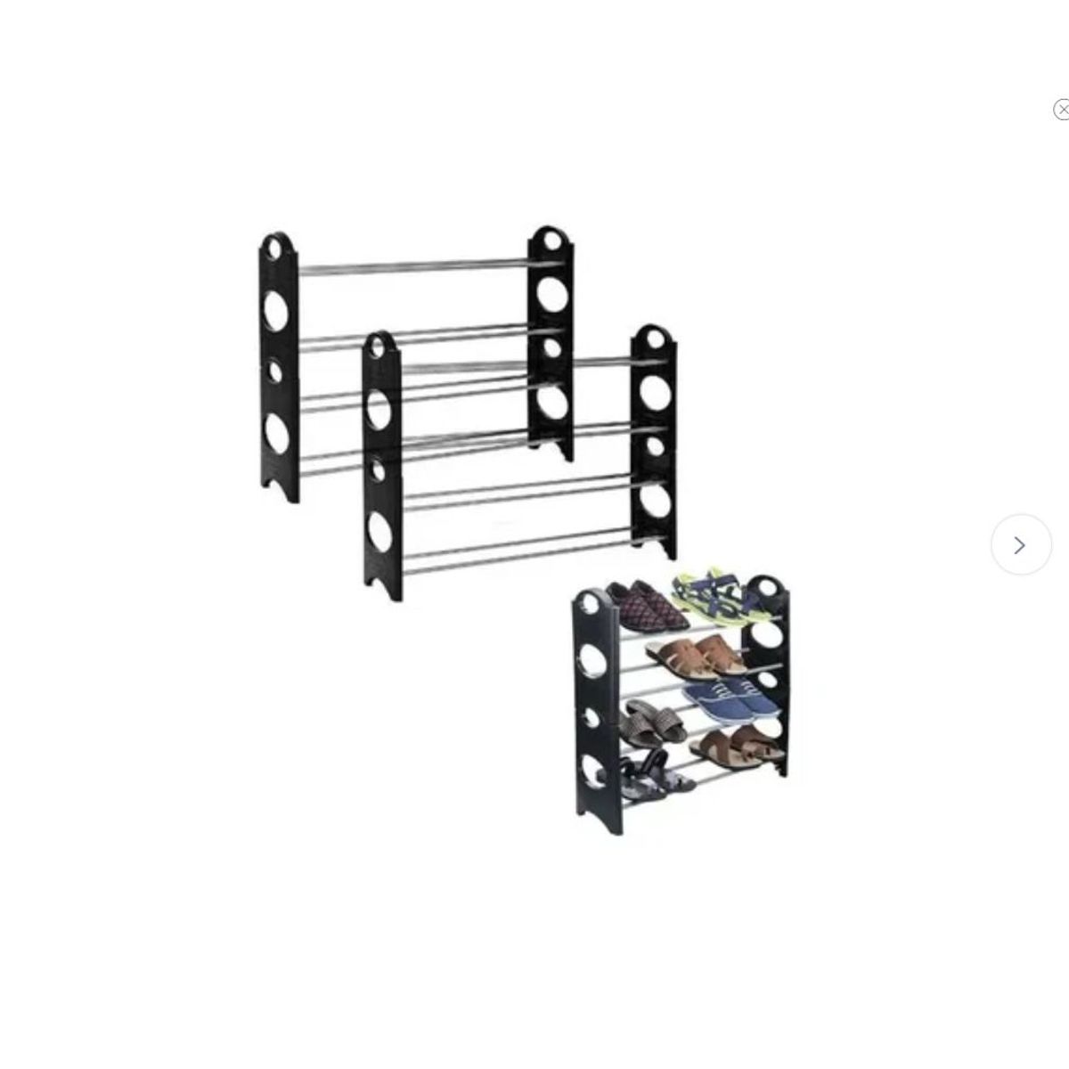 GENERICO - Organizador Para Zapatos Zapatero De 4 Niveles De Uso 12 Pares