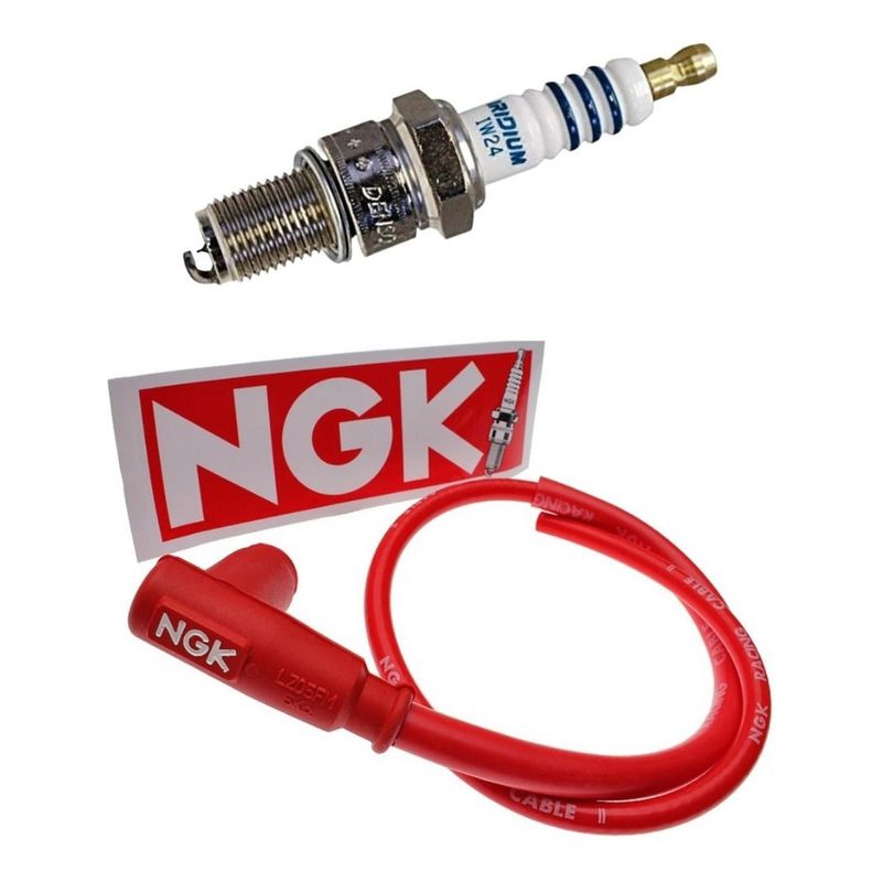 NGK - Ngk Cable Alta + Bujia Iridium Yamaha Dt 125 / 175