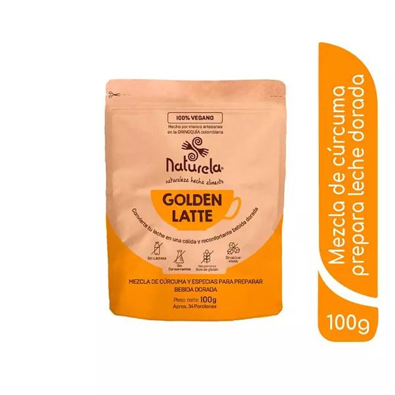 NATURELA - Leche Dorada Naturela X 100g - Golden Latte