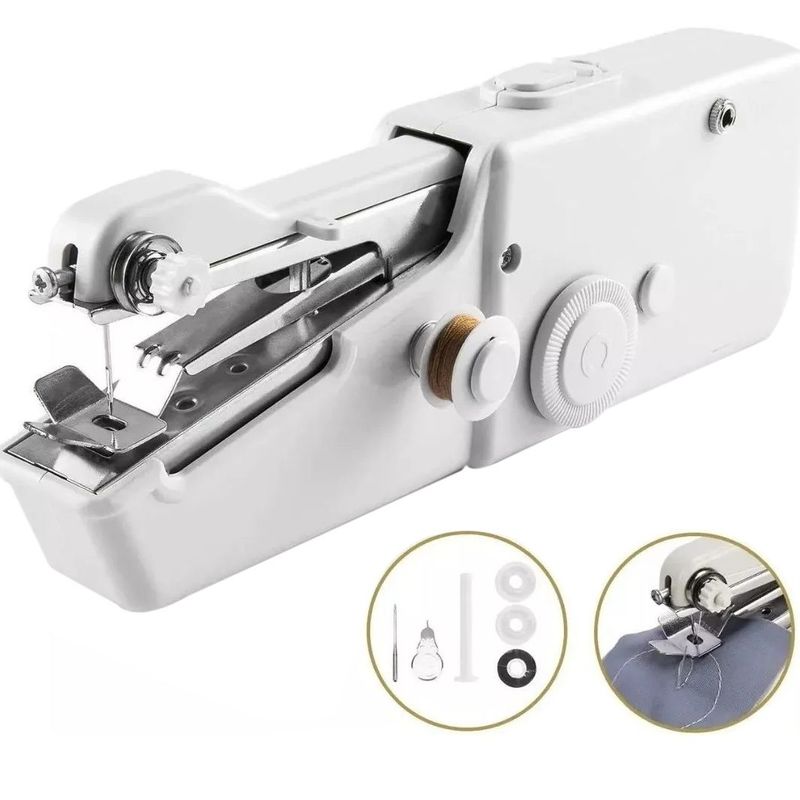 THE HOUSETRONICS - Mini Maquina Coser Electrica Mano Inalambrica Portatil