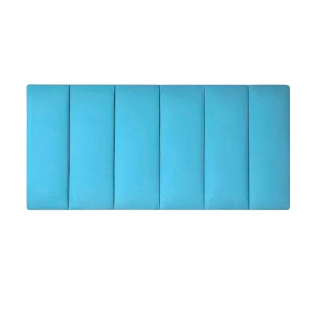 DISEÑOS RAMONA'S - Cabecero King 200x60 Paneles Verticales Turquesa Tela