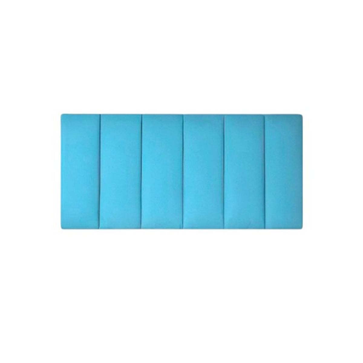 DISEÑOS RAMONA'S - Cabecero King 200x60 Paneles Verticales Turquesa Tela