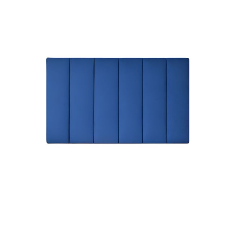DISEÑOS RAMONA'S - Cabecero Semidoble 120x60 Paneles Verticales Azul Tela