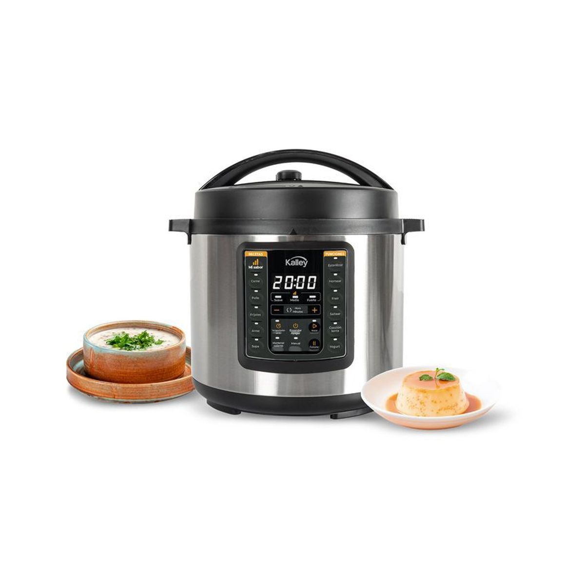 KALLEY - Olla multifuncional kalley 55litros k-omp - plateado