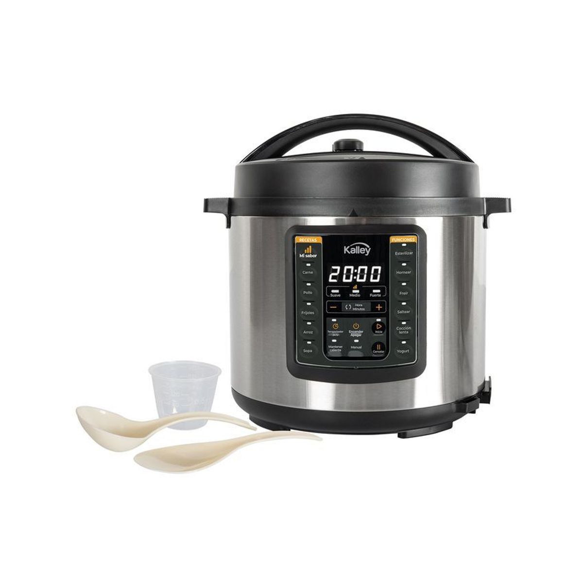 KALLEY - Olla multifuncional kalley 55litros k-omp - plateado