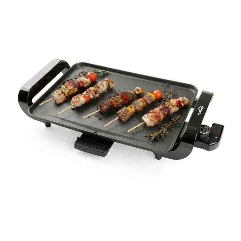 KALLEY - Asador kalley k-agl15 grill liso negro