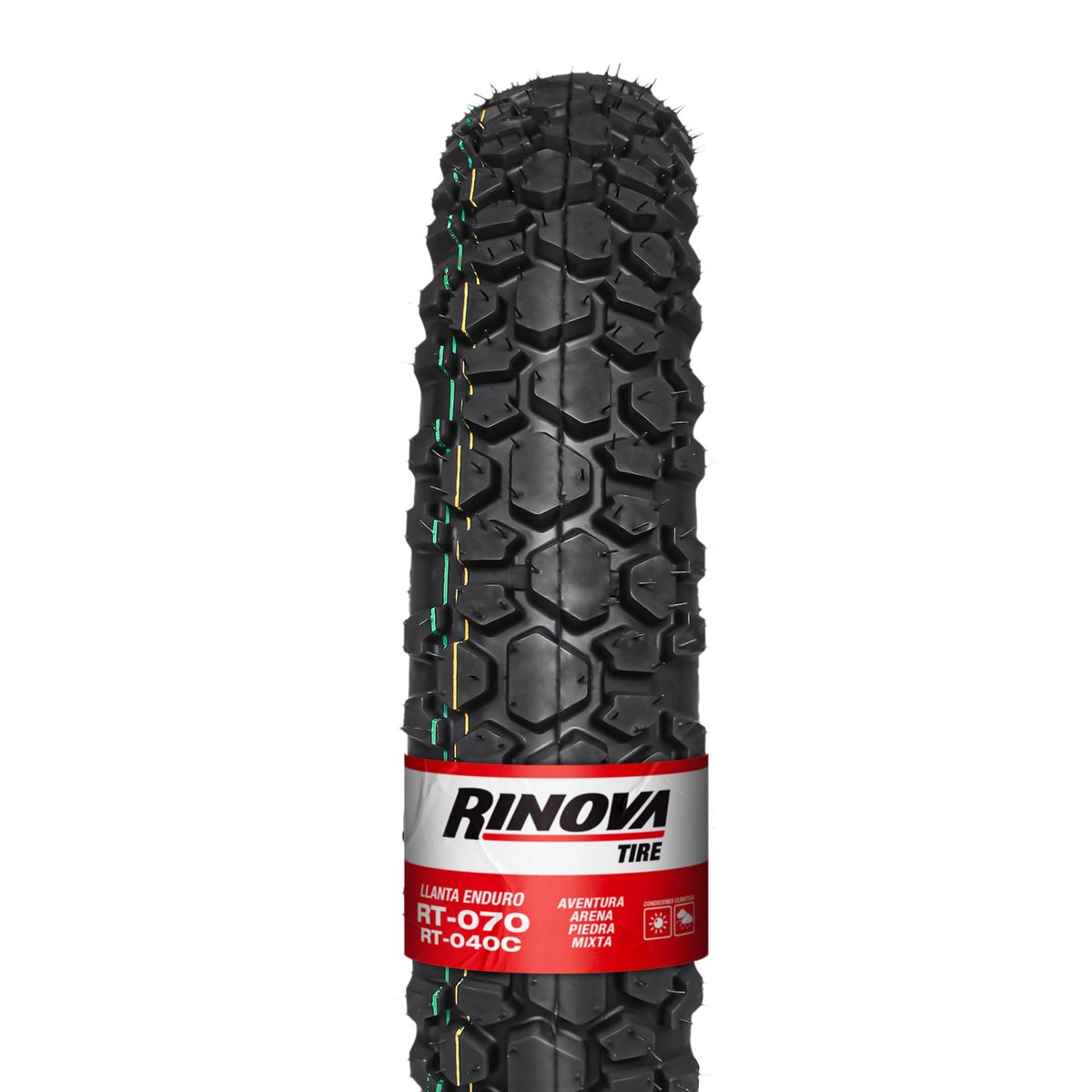 MERLIN ROD RINOVA - Llanta Enduro 11090-17 Rt-070 Sin C mara 72l Rinova