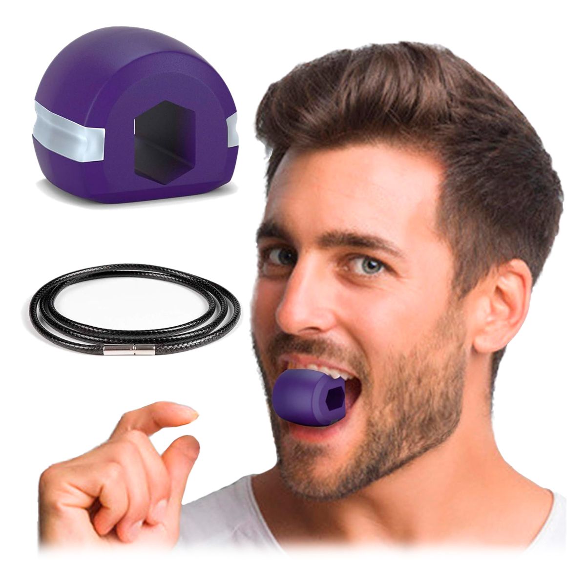 GENERICO - Ejercitador Mandibula Papada Tonificador Ejercicio Jawline