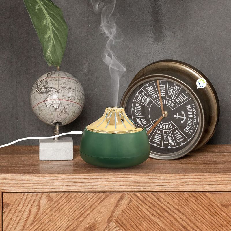 COMPRALOENCASA COM - Humidificador Volcán Led RGB Difusor de Aromas X9