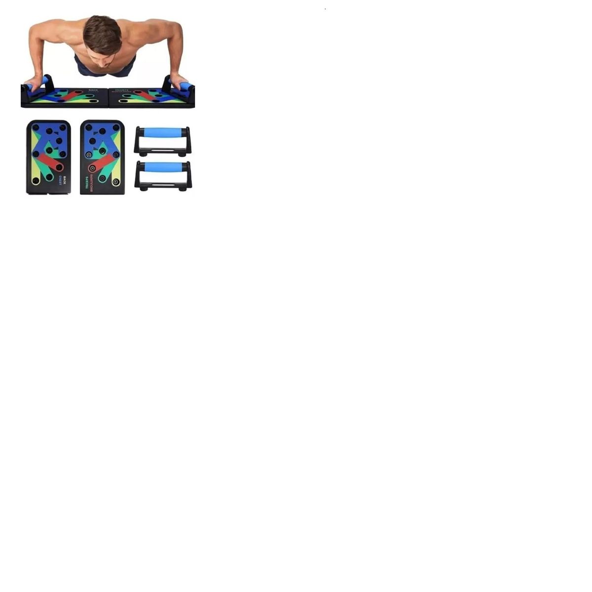 GENERICO - Tabla Push Up Sistema Completo De Flexiones