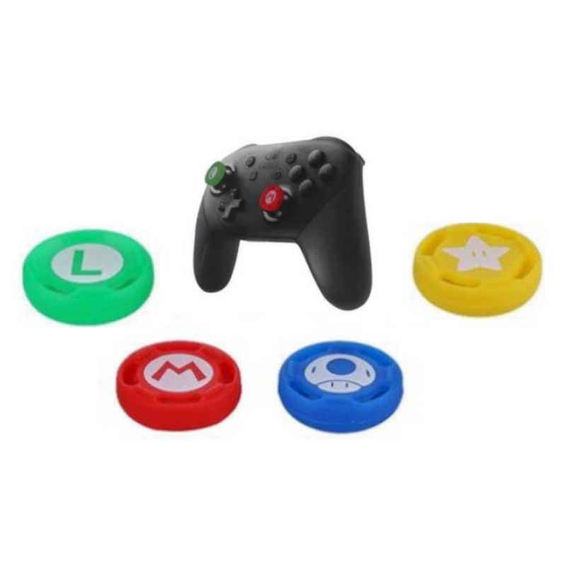 GENERICO - x4 Silicona Stick Grips Joystick para Nintendo Switch Pro