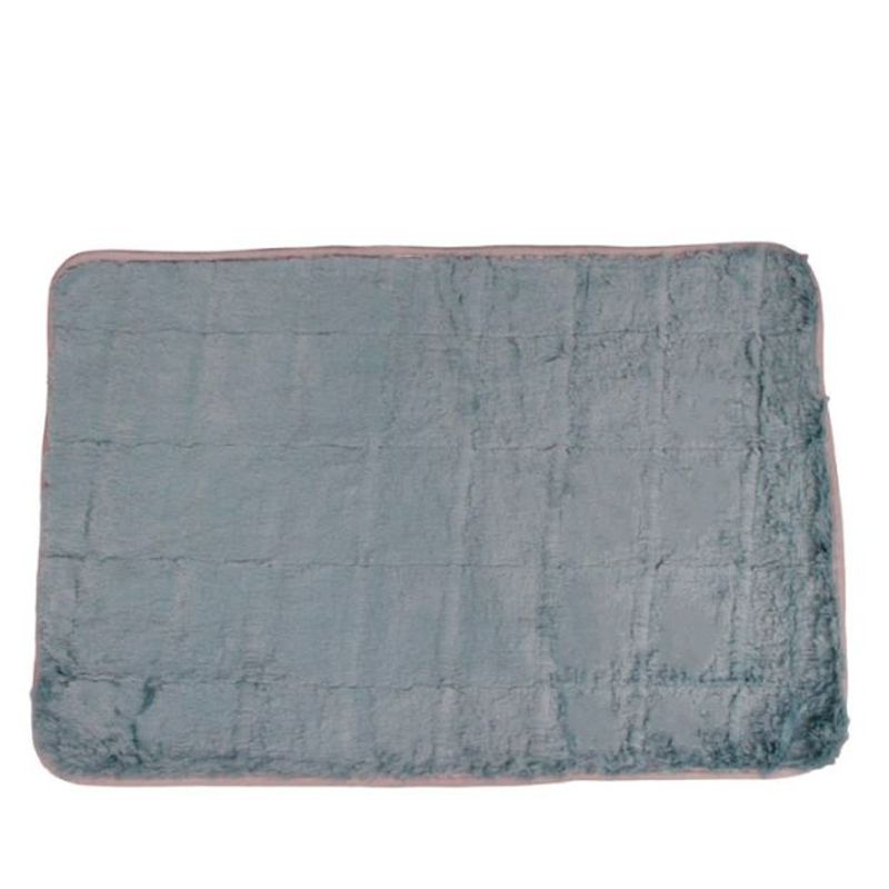XIONG CHENG - Alfombra Tapete Antideslizante 58x38cm Trazos Cuadros Formal