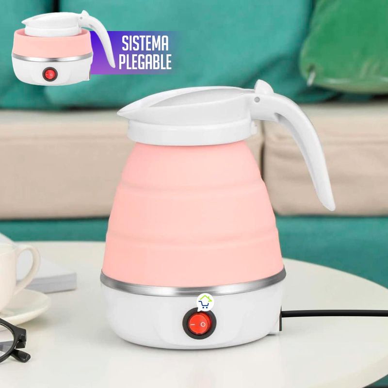 COMPRALOENCASA COM - Tetera Plegable Hervidor Eléctrico De Agua Calentador Portátil LO515.