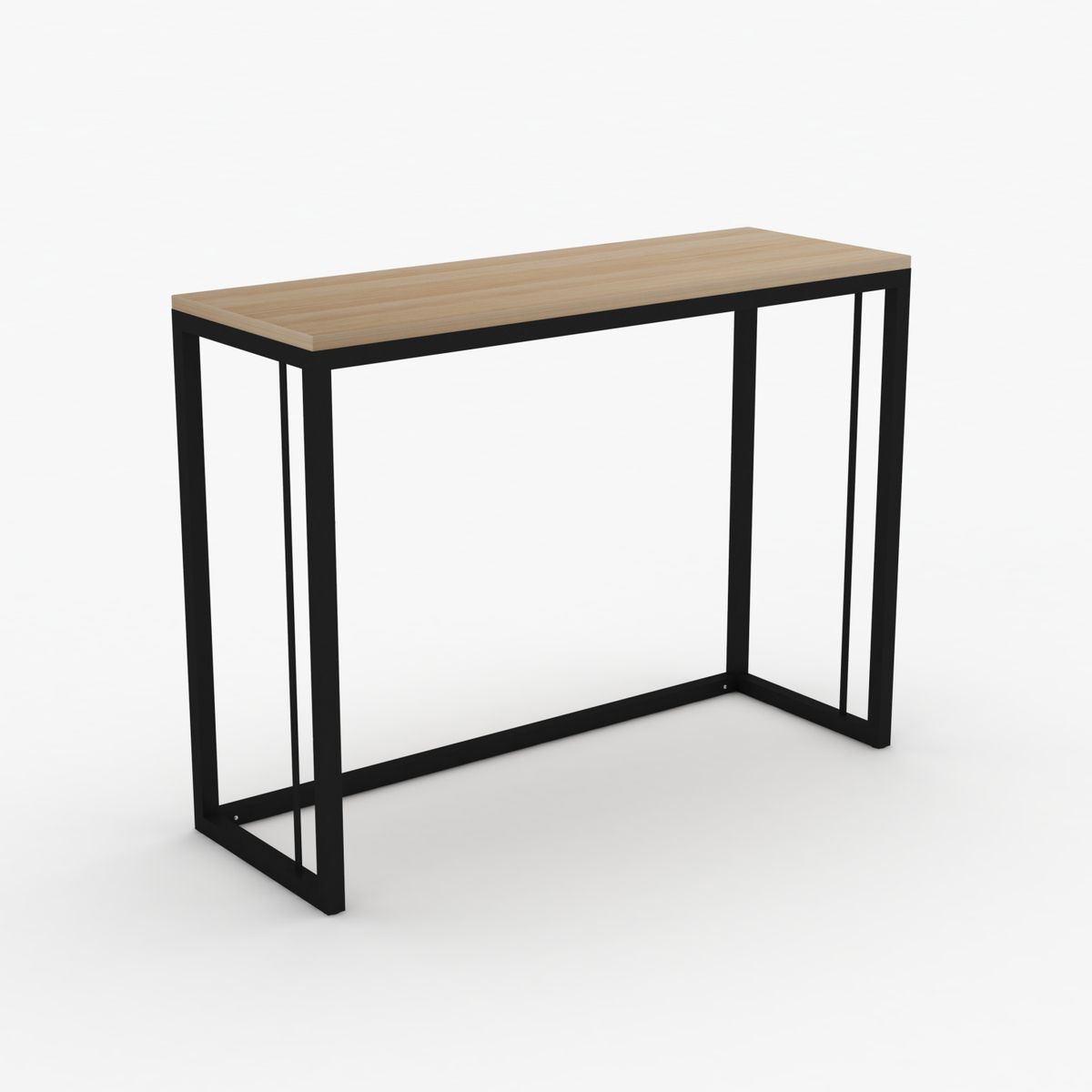 ALIK DISEÑO - Consola Recibidor De Entrada Estilo Industrial 100cm Negro