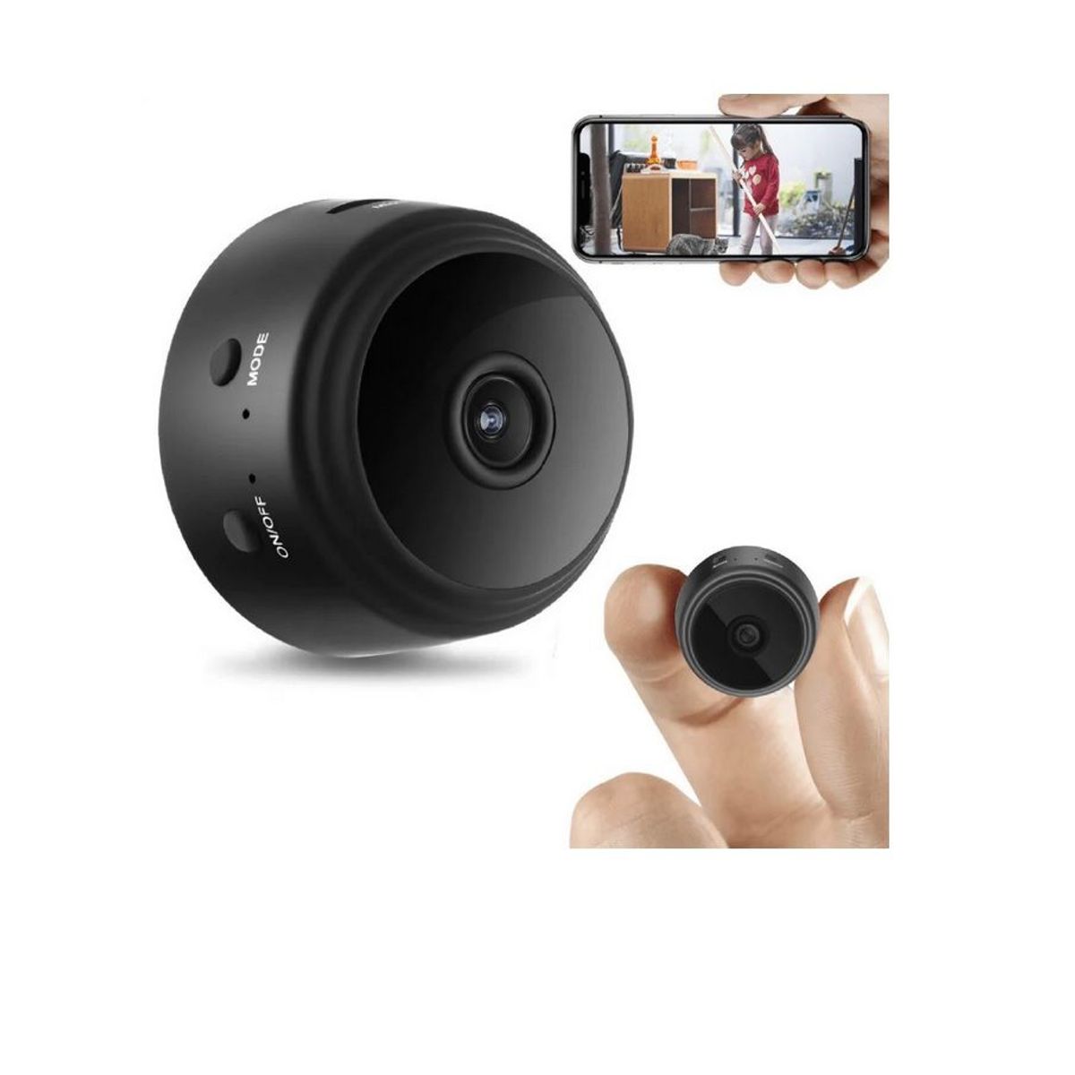 GENERICO - Mínicamara Inalambrica Wifi A9 De Seguridad Inteligente App